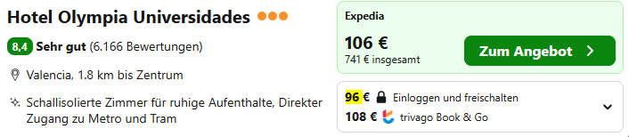 Spanien Kombi Angebot