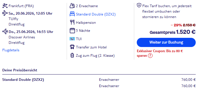 Teneriffa Reise Angebot