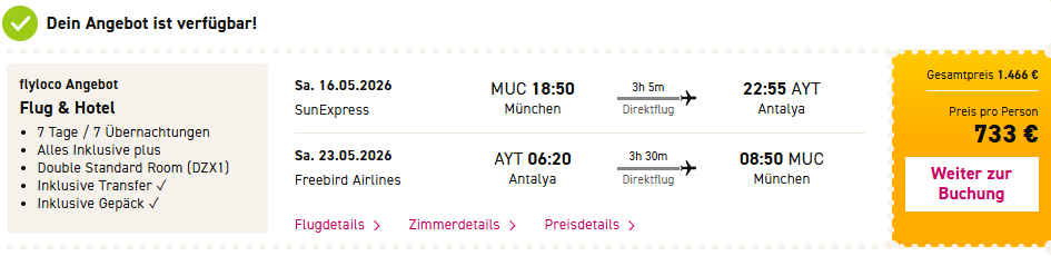 Türkei Pauschalangebot
