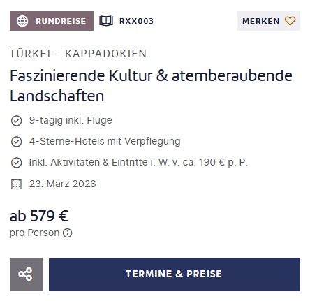 Türkei Rundreise Angebot