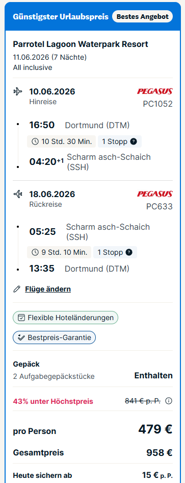 Ägypten Reise Angebot