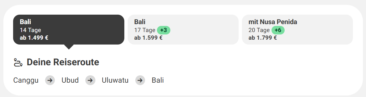 Bali Reise Angebot