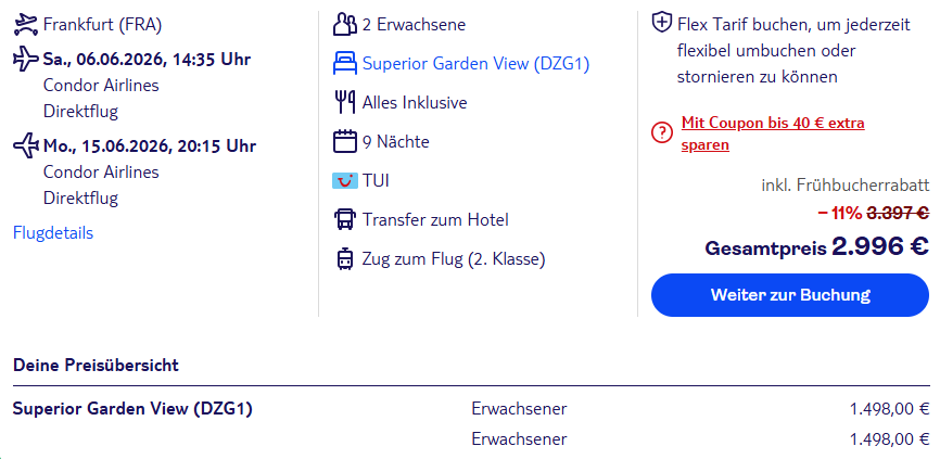 Dom Rep Pauschalangebot