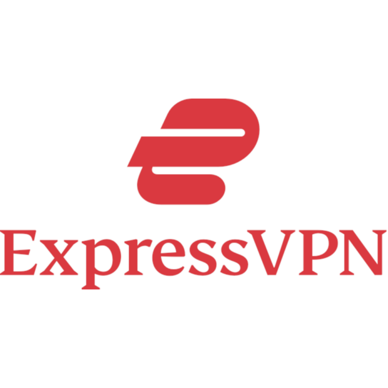 expressvpn logo rot auf weißem Grund