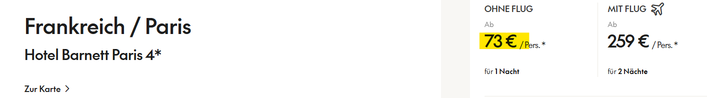 Frankreich Hotel Angebot
