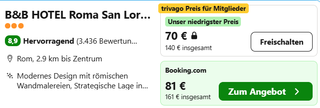 Rom Hotel Angebot