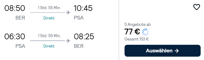 Italien Kombi Angebot