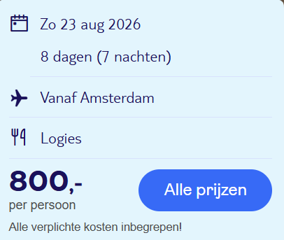 Reise Angebot