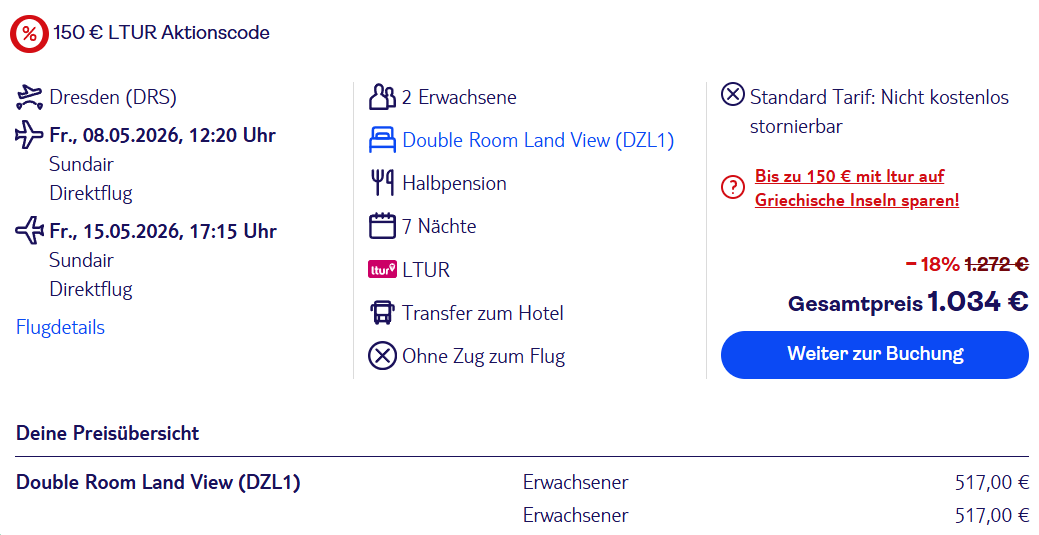 Kreta Reise Angebot