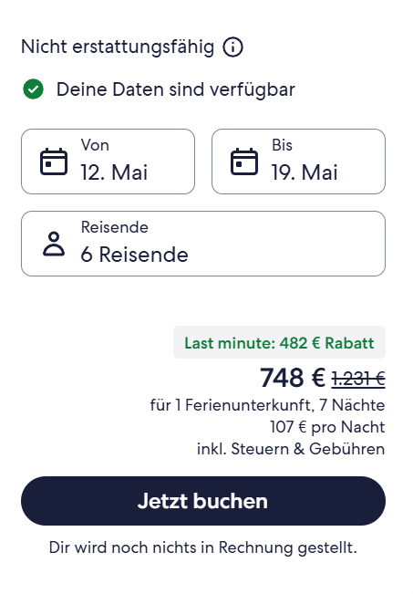 Ostsee Ferienhaus Angebot