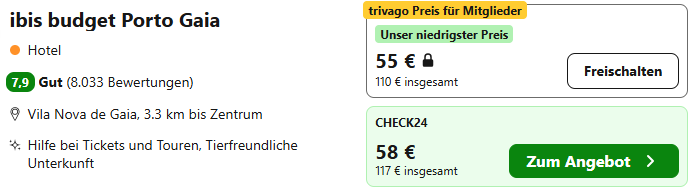 Portugal Kombi Angebot
