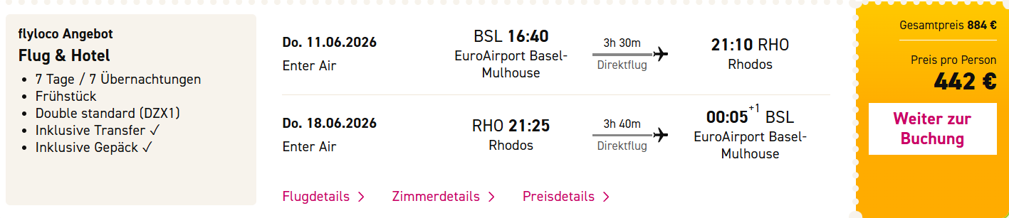 Rhodos Reise Angebot