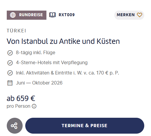 Türkei Reise Angebot