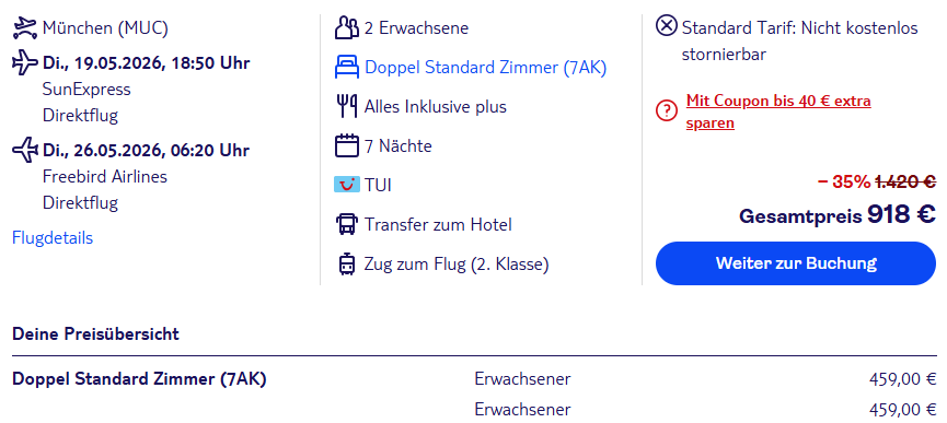 Türkei Pauschalangebot