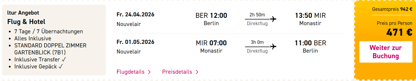 Tunesien Reise Angebot