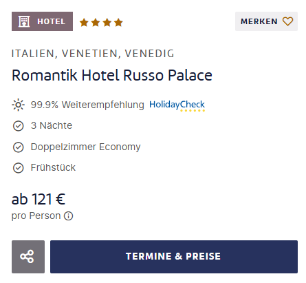 Venedig Hotelangebot
