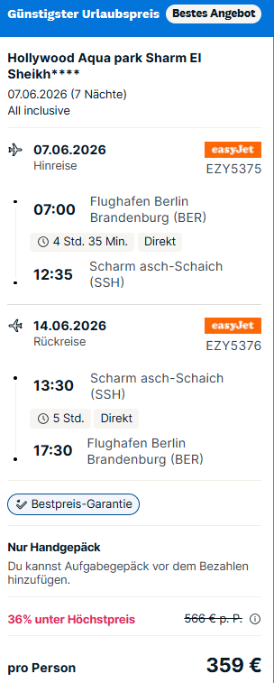 Ägypten Pauschalangebot