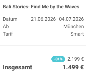 Bali Rundreise