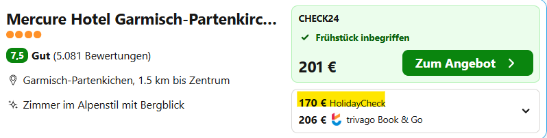 Bayern Hotel Angebot