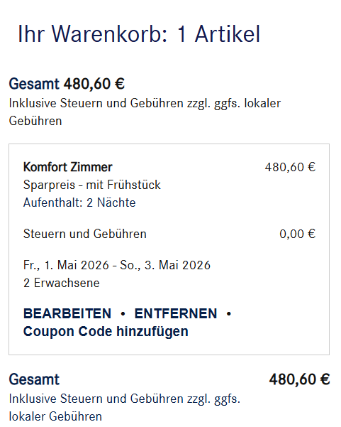Deutschland Hotel Angebot