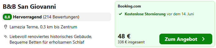 Italien Kombi Angebot