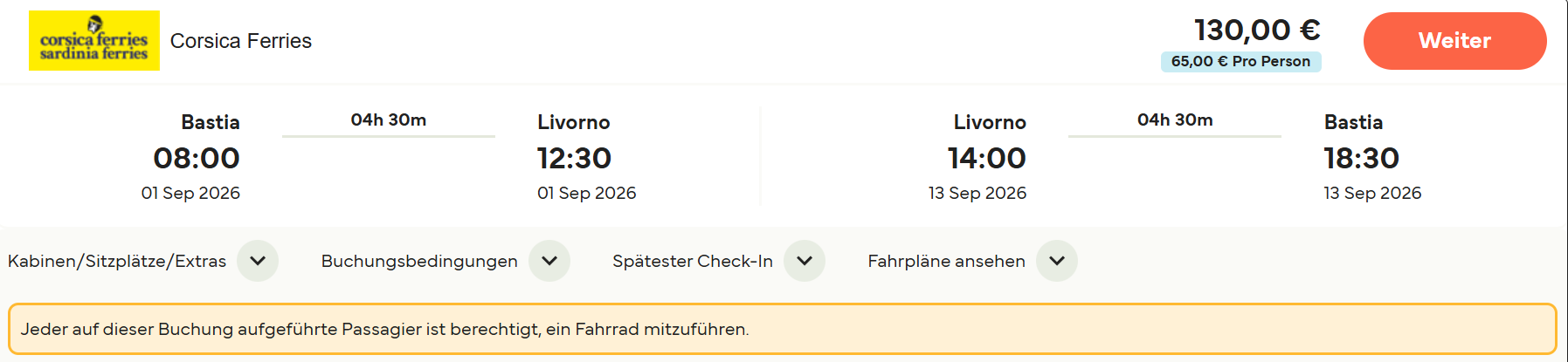 Korsika Reise Angebot