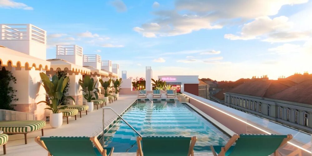 Spanien Urban Hive Madrid Pool