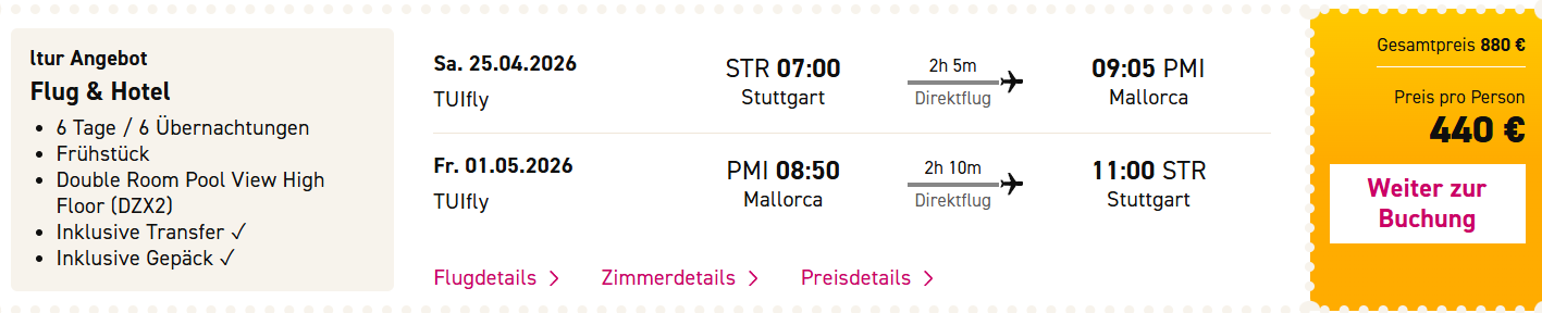 Mallorca Reise Angebot