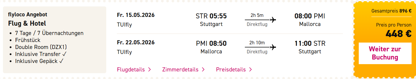 Mallorca Reise Angebot
