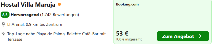 Mallorca Kombi Angebot