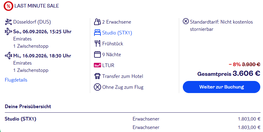 Mauritius Pauschalangebot
