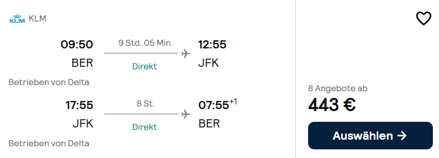 New York Flug