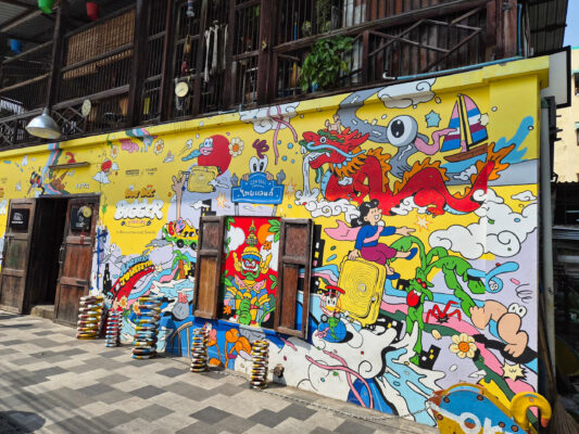 Thailand Bangkok Mother Roaster Street Art