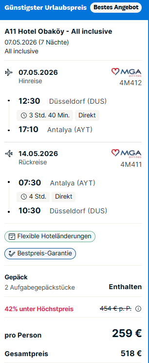 Türkei Pauschalangebot