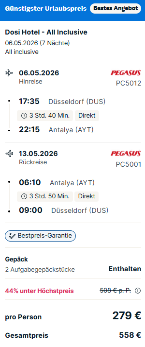 Türkei Pauschalangebot