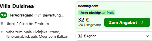 Montenegro Kombi Angebot