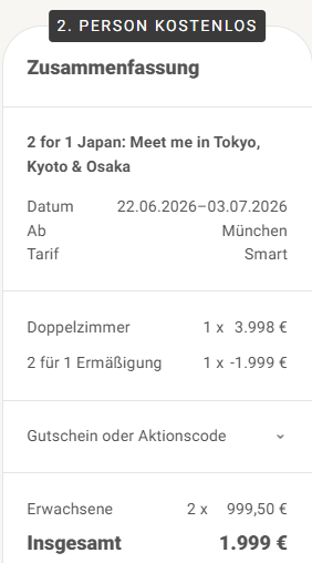 Japan Rundreise Angebot