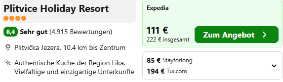 Kroatien Hotelangebot