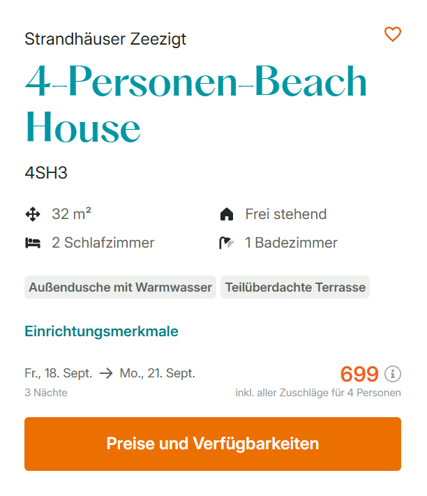 Niederlande Strandhaus Angebot