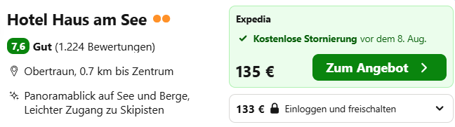 Österreich Hotel Angebot