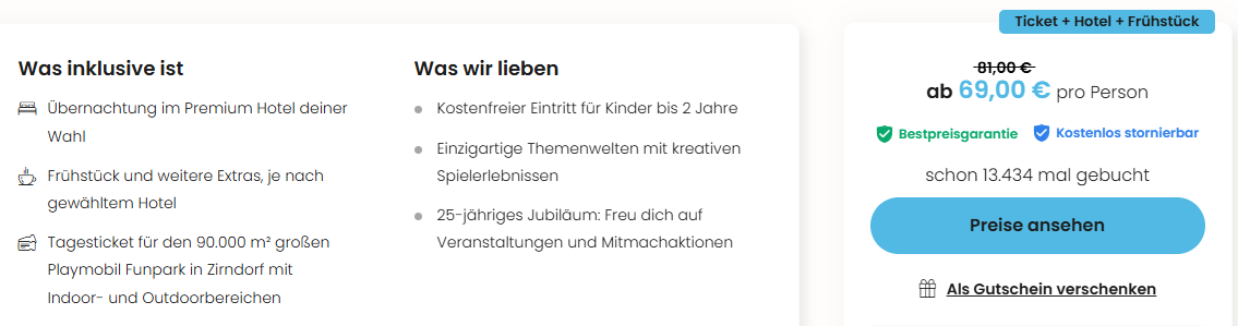 Playmobil Park Angebot