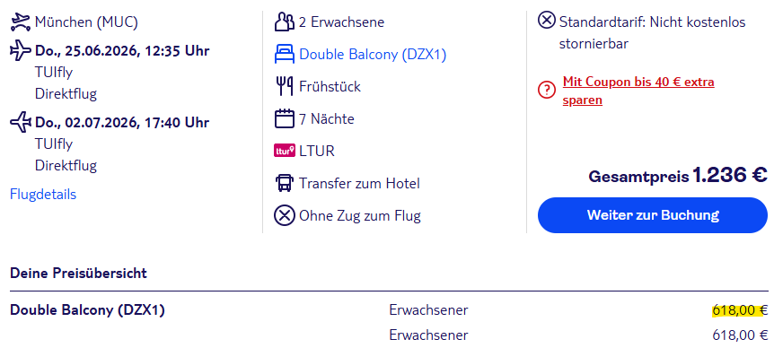 Spanien Pauschalreise Angebot