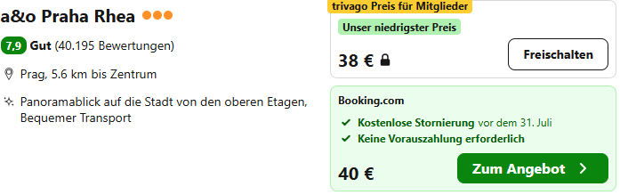 Tschechien Hotelangebot