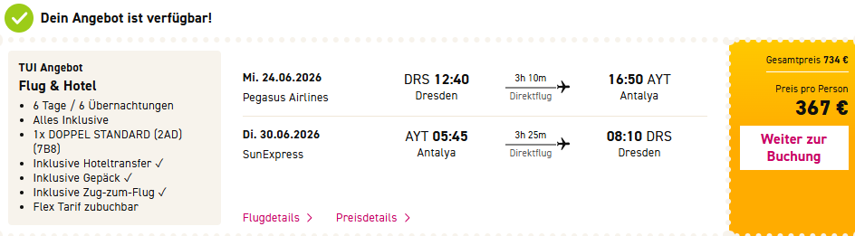 Türkei Pauschalangebot