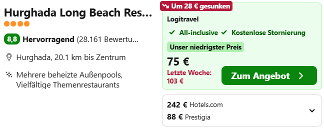 Ägypten Hotel Angebot