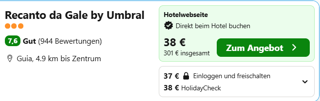 Portugal Hotel Angebot