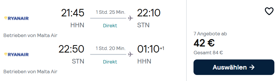 London Flug Angebot