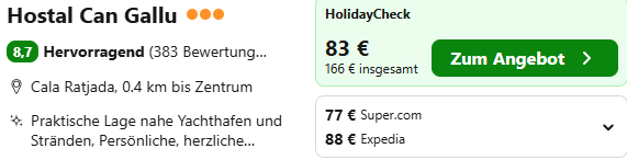 Mallorca Kombi Angebot