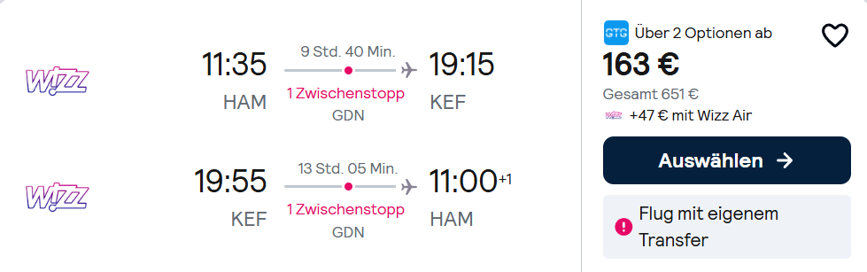 Island Flug