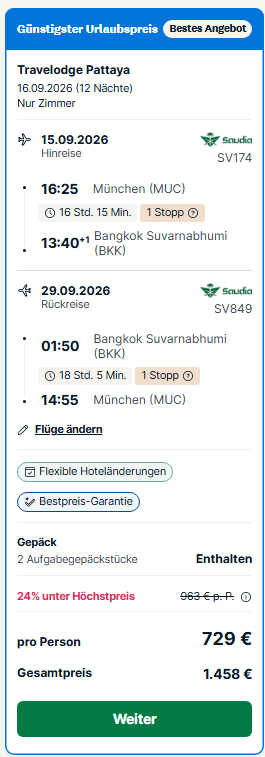 Thailand Reise